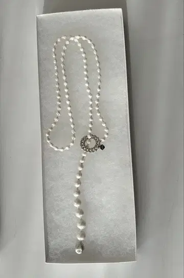 트리플 000 목걸이 SPHERE silk lariat 새상품 일본제