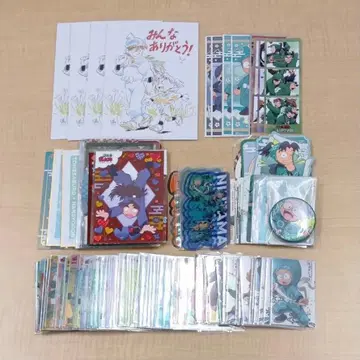 닌타마 란타로 입장객 특전 산리오 색지 카드 코스터 등 묶음 판매