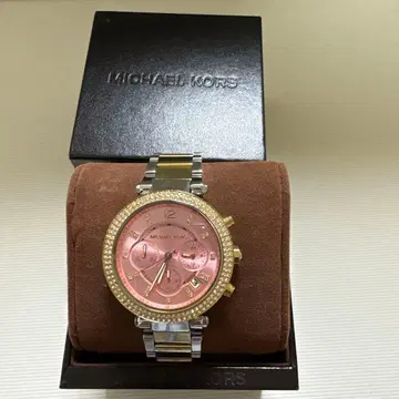 MICHAEL KORS 핑크 손목시계 쿼츠
