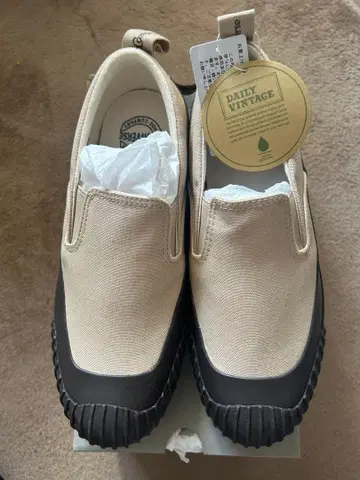 BIG C FG OV SLIP-ON 샌드/브라운 24.5cm