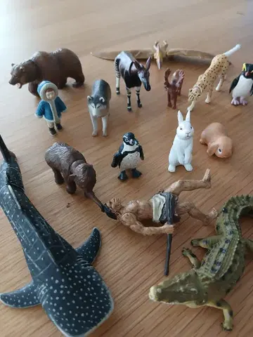 아니아 동물 피규어 세트 15개입