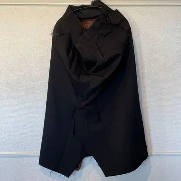 sulvam SK-P03-10 블랙 와이드 팬츠 S