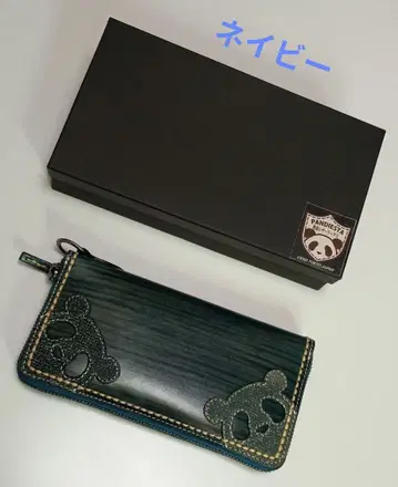 [ 미사용 새상품 ] 팬디에스타 라운드 지퍼 지갑 네이비