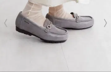 히미코 발수 시어링 가죽 모카신