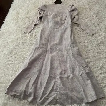 snidel 트위드 도킹 니트 원피스 PBEG