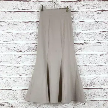 zzr348 GRL 베이지 플레어 스커트 S 그레일