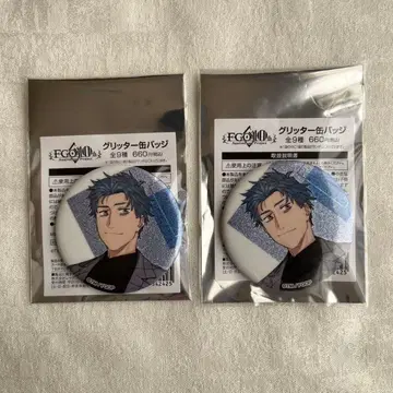 Fate FGO 로손 글리터 캔뱃지 신선조 사이토 하지메