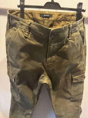 Johnbull 카고 팬츠 LL 사이즈 올리브 그린