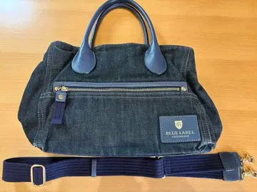 블루 레이블 크레스트브릿지 토트백
