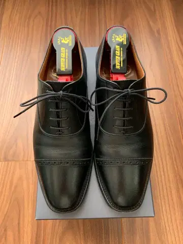 스코치 그레인 가죽 신발 비즈니스 포멀