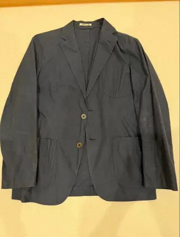 AURALEE 테일러드 자켓 네이비