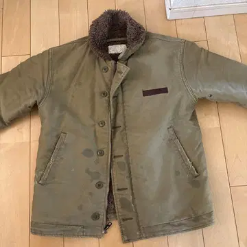 U.S. NAVY 밀리터리 자켓 사이즈 38 덱 자켓