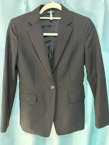 COMME CA DU MODE 블랙 테일러드 자켓 사이즈 9