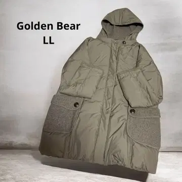 새상품급 Golden Bear 골든베어 다운 후드 베이지 큰 사이즈