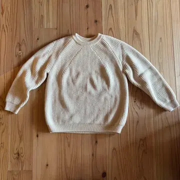 BATONER 시그니처 크루넥 니트