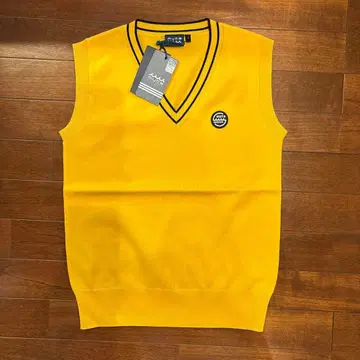 무타 마린 골프 V넥 슬리브리스 베스트 새상품