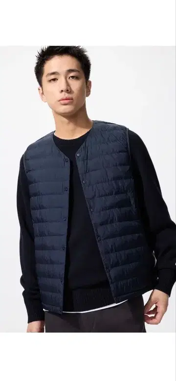 미사용 새상품 퍼프 테크 컴팩트 베스트 빅 사이즈 유니클로