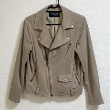 어반 리서치 도어즈 더블 라이더 자켓 스웨이드 느낌 브라운