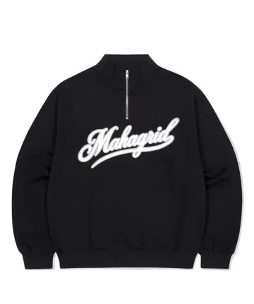 mahagrid SCRIPT LOGO HALF ZIP UP