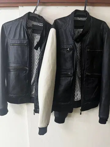 volcom 가죽 자켓 2벌 세트 가죽