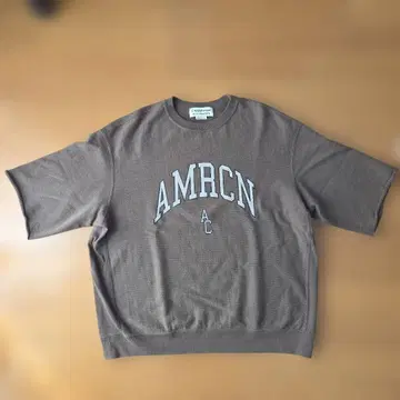 라빠르망 별주 Americana 하프 슬리브 맨투맨 컷오프