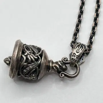 아르테미스 클래식 발라드벨 방울 아라베스크 탑 925 목걸이