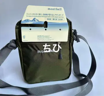 mont-bell 밀리터리 그린 크로스 바디백