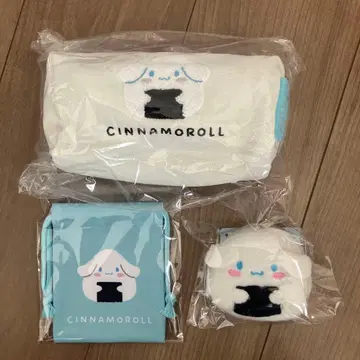 산리오 캐릭터즈 시나모롤 오니기리 시리즈 파우치 복조리 동전 지갑