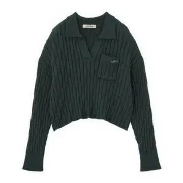 COCODEAL 케이블 스키퍼 니트