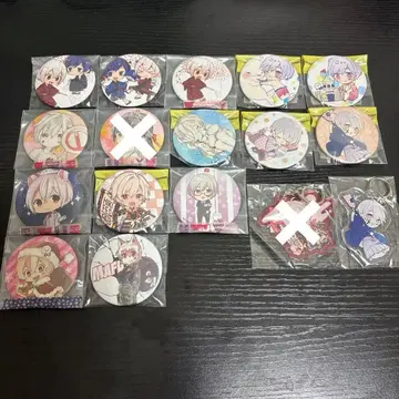 마후마후 캔뱃지 아크릴 키링