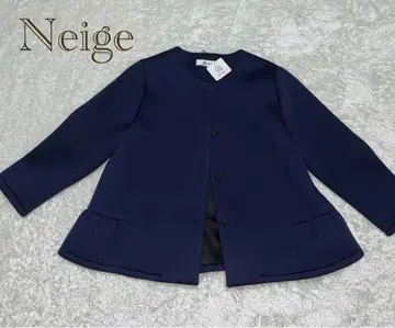 택 포함 새상품! Neige 종이상자 소재 페플럼 자켓