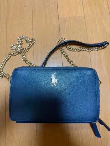 POLO 네이비 숄더백