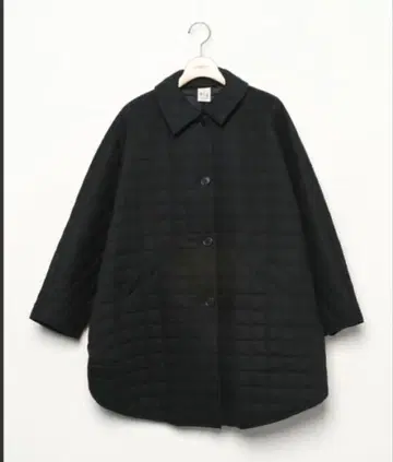 figlondon 블랙 퀼팅 자켓 오버 사이즈