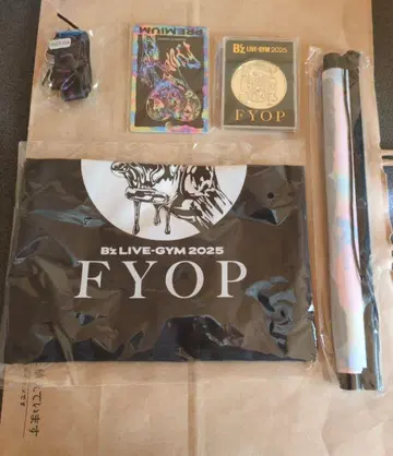 B'z LIVE-GYM 2025 FYOP Premium 굿즈 세트