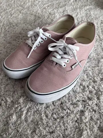 vans 오센틱 핑크 베이지 US 9 27cm / 에라