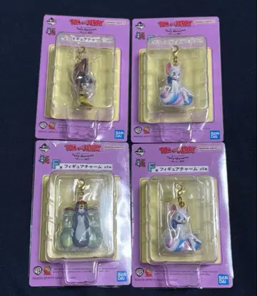 톰과 제리 1번 복권 F상 피규어 참 투들스 4개 세트
