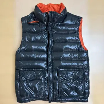 다운 베스트 블랙/오렌지