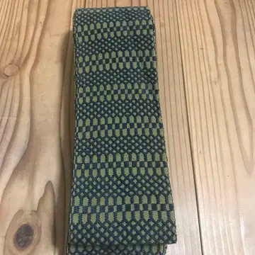 기하학 패턴 남성용 오비 그린과 파랑