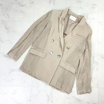 핑키&다이앤 시어 자켓 베이지 사이즈 36*LD1447