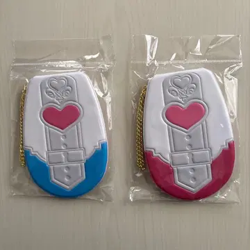 빛의 전사 프리큐어 카드 코뮤니형 슬리브 키링 2개 세트