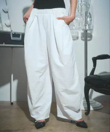 BLONDEY 와이드 나일론 팬츠