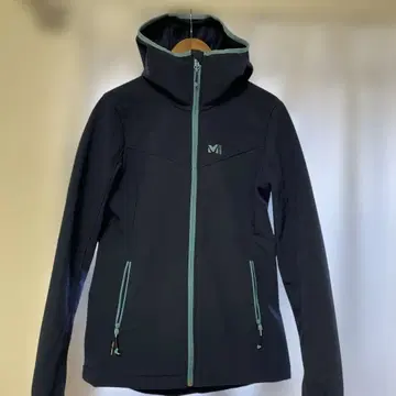 Millet 후드 부착 네이비 마운틴 파카