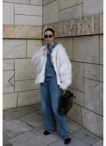 room306 CONTEMPORARY 화이트 가디건 니트