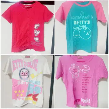 베티즈 블루 에이미쨩 T셔츠 가디건 4세트 헤이세이 레어