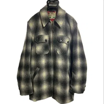 50s 60s 네이비 재킷 울 재킷 옴브레 화이트 블랙