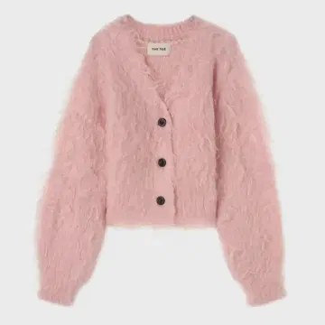 THETOE 셰기 가디건 핑크 S 사이즈