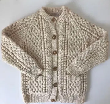 inverallan 인버아란 4A 브라운 택 두꺼운 가디건