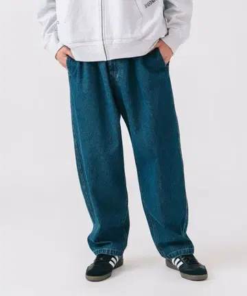 BEAMS HEART / 벌룬 데님 이지 팬츠 S 사이즈 (할인 불가