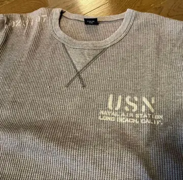 AVIREX 아비렉스 긴팔 T 와플 원단