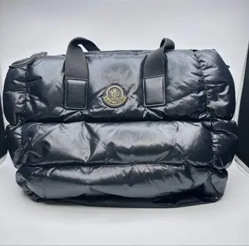 MONCLER 블랙 다운 토트백
